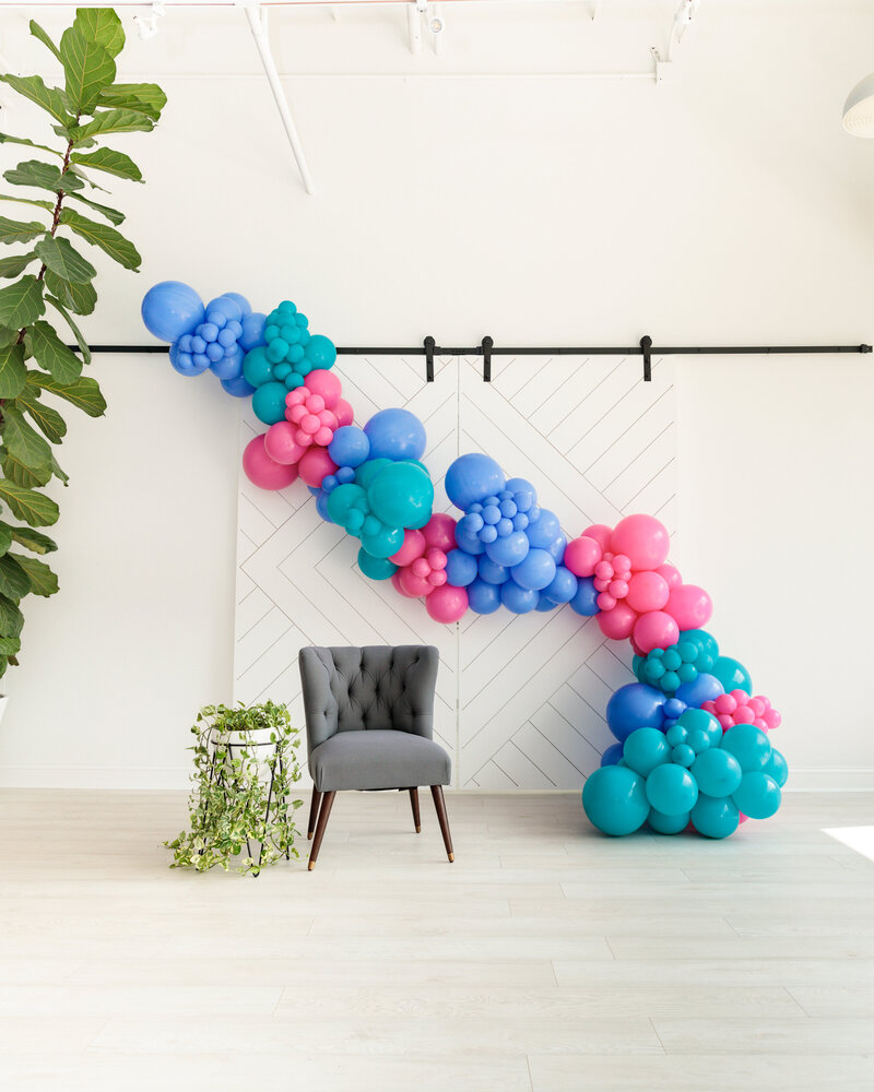 Raleigh events with our Premium Balloon Garlands Installation service at Air with Flair Decor. Our expert team crafts stunning and customized garlands, creating an enchanting atmosphere for your special occasions.
