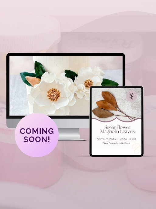 sugar flowers by kelsie cakes digitla tutorials coming soon2