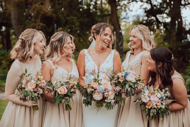 London Soft Glam Bridal Makeup Artist Brides By Demi Longstowe Hall Bride