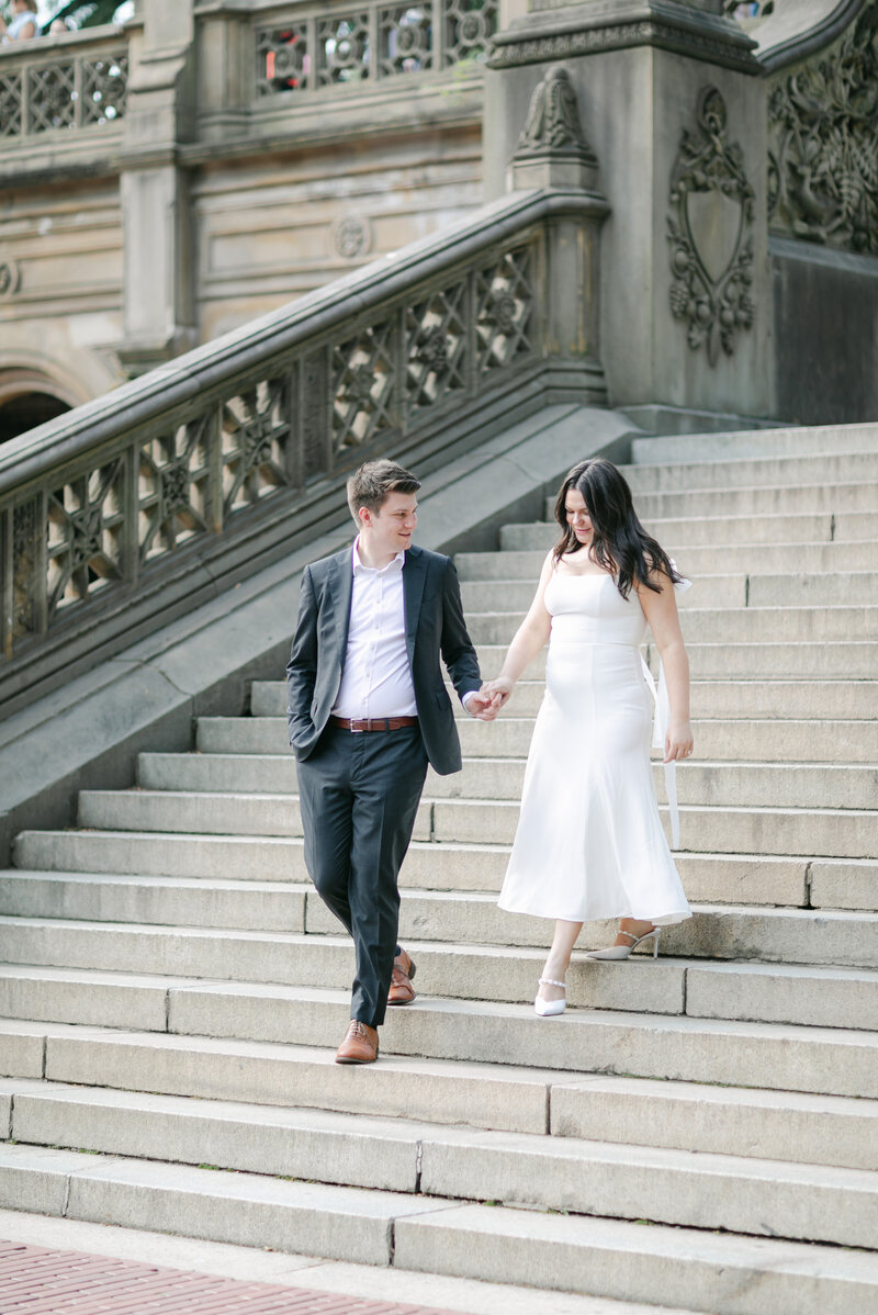 couple-walking-bethesda-terrace-stairs