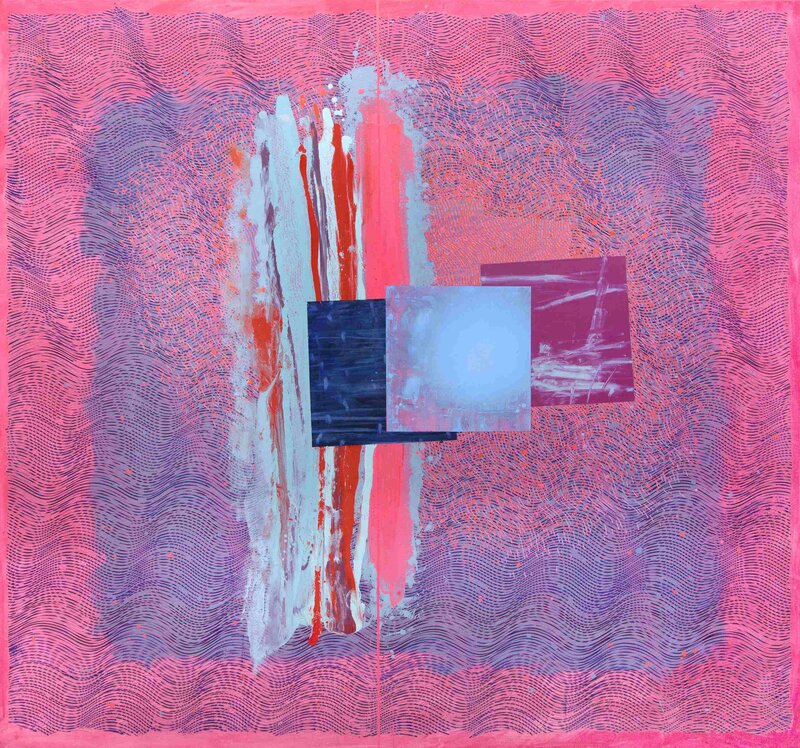 Space is a Dangerous Country - Divide, 0il on canvas  2013 - 225 x 200 cmCopy copy_11zon
