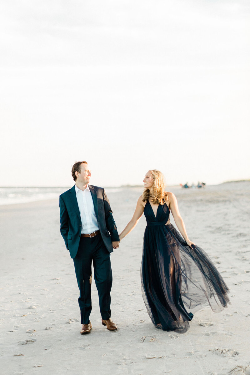 Beach Engagement Photos | Wrightsville Beach NC | The Axtells Photo and Film