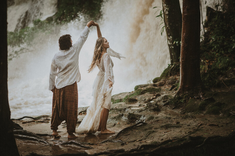 Palenque Waterfall Adventure Elopement