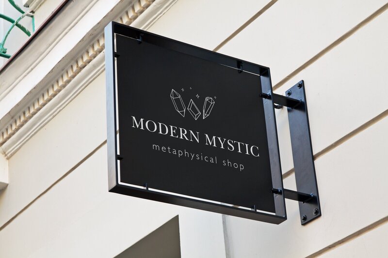 Store front design for metaphysical shop