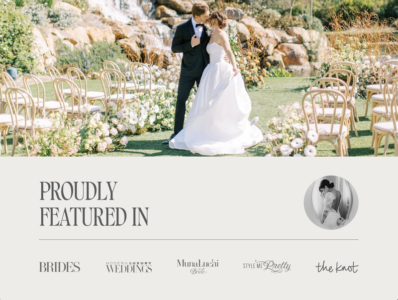Honeysuckle House Showit website template for wedding venues featured in section