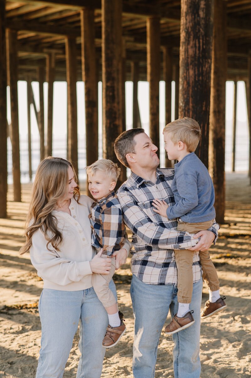Family Photo at Pismo Beach| San Luis Obispo Family Photographer