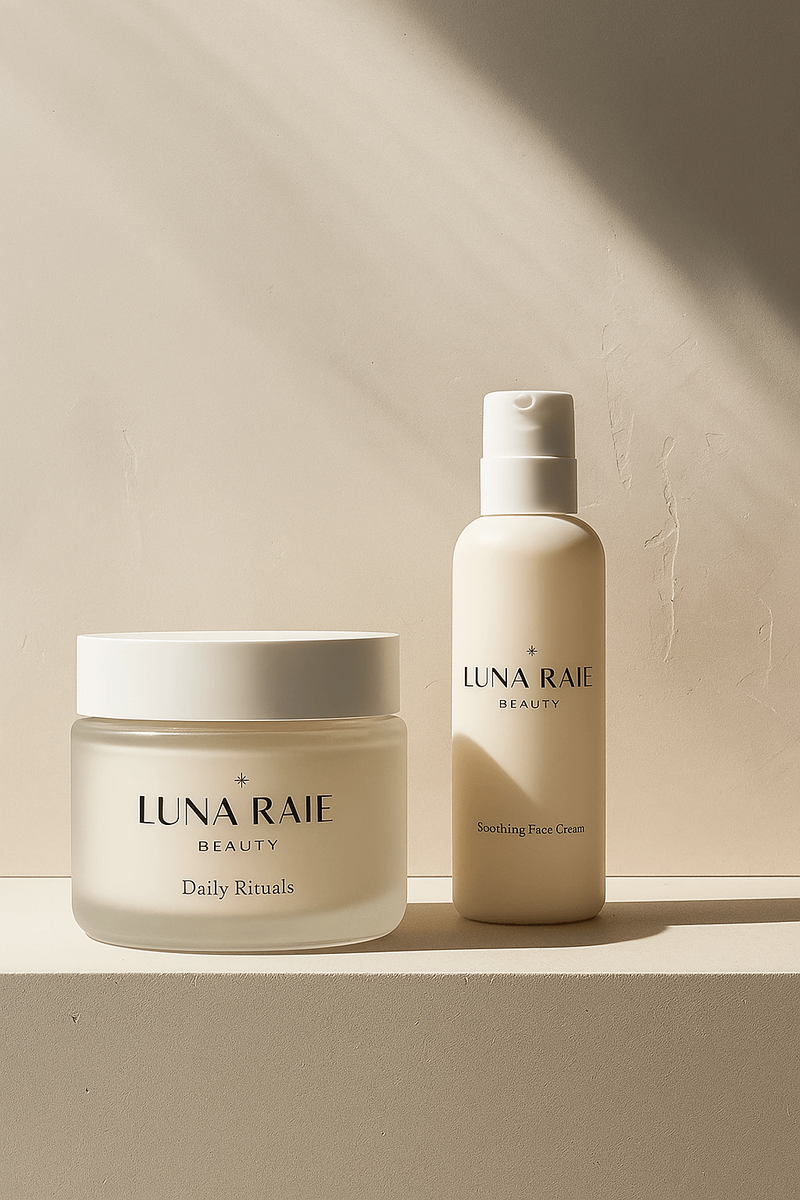 Soft branding texture used in Luna Raie identity, designed to evoke calm and clarity