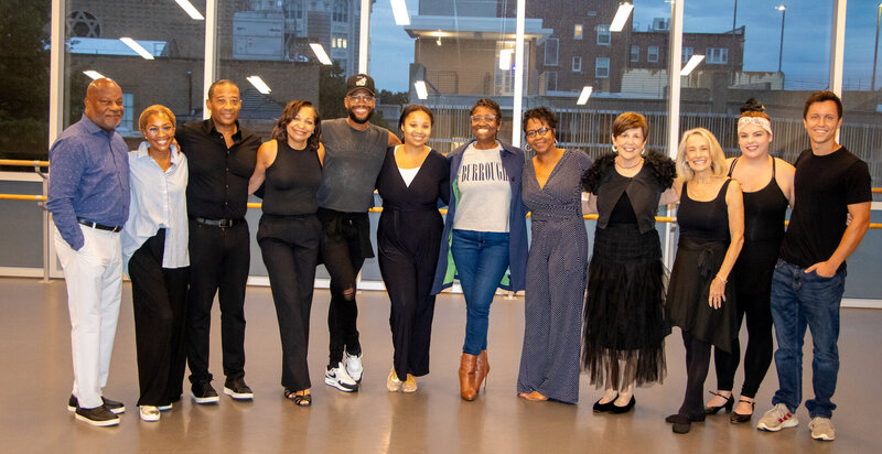 Photo of dancers in Curtsy Ballroom