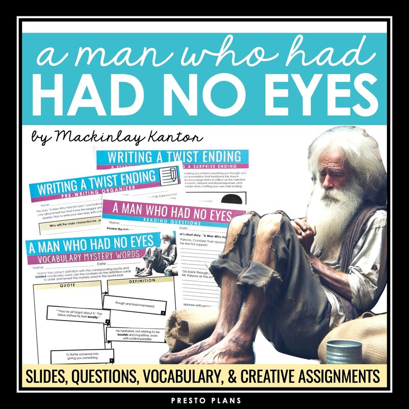 1 A Man Who Had No Eyes by Mackinlay Kantor