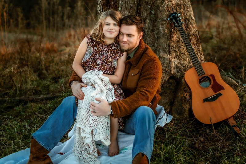Father and daughter Fall photo in Edgewater