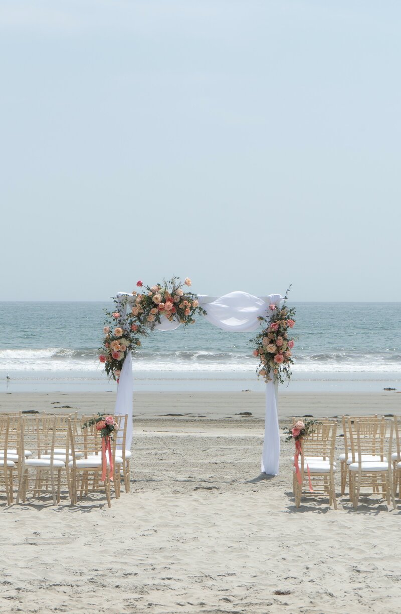 collage of destination wedding couples getting married