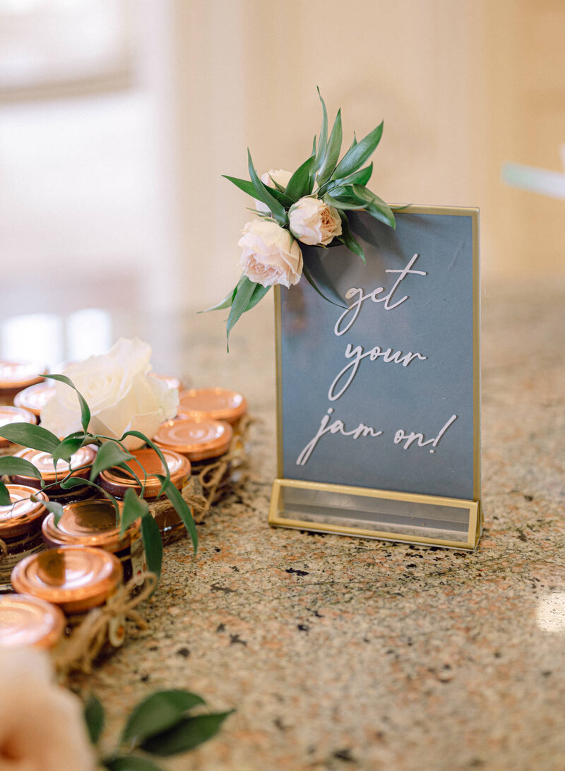 Wedding signage in Texas