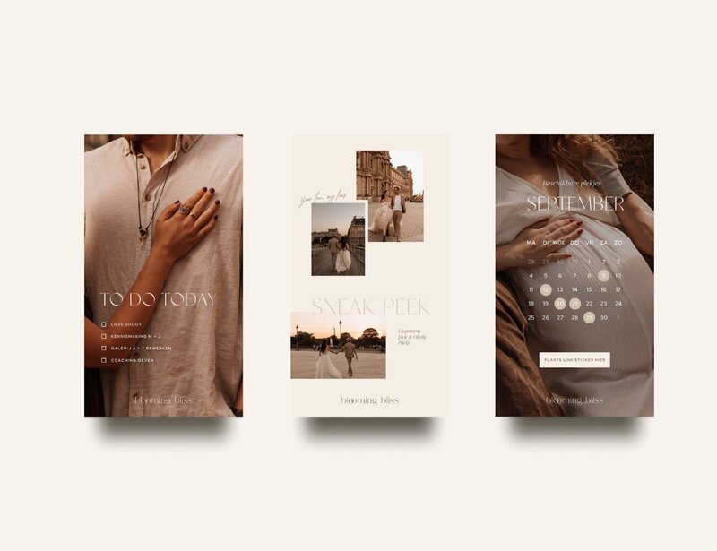 Instagram templates voor fotografen