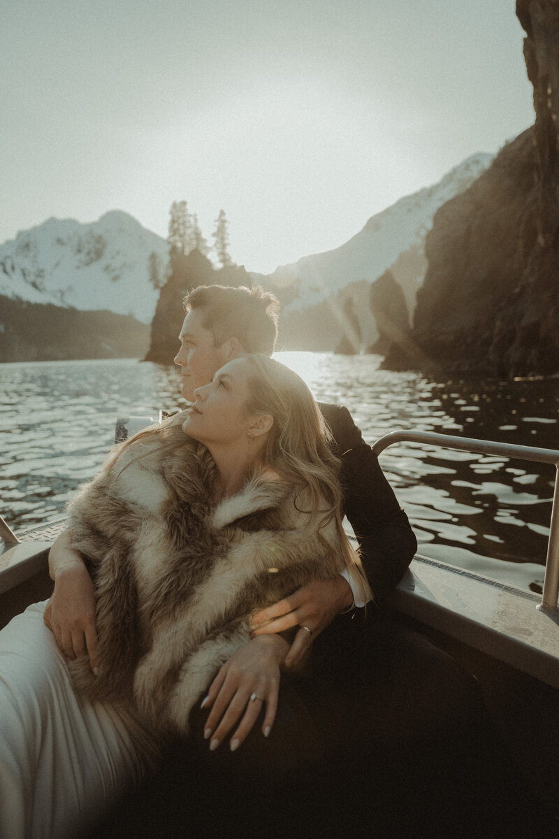 An intimate wedding in seward, Alaska