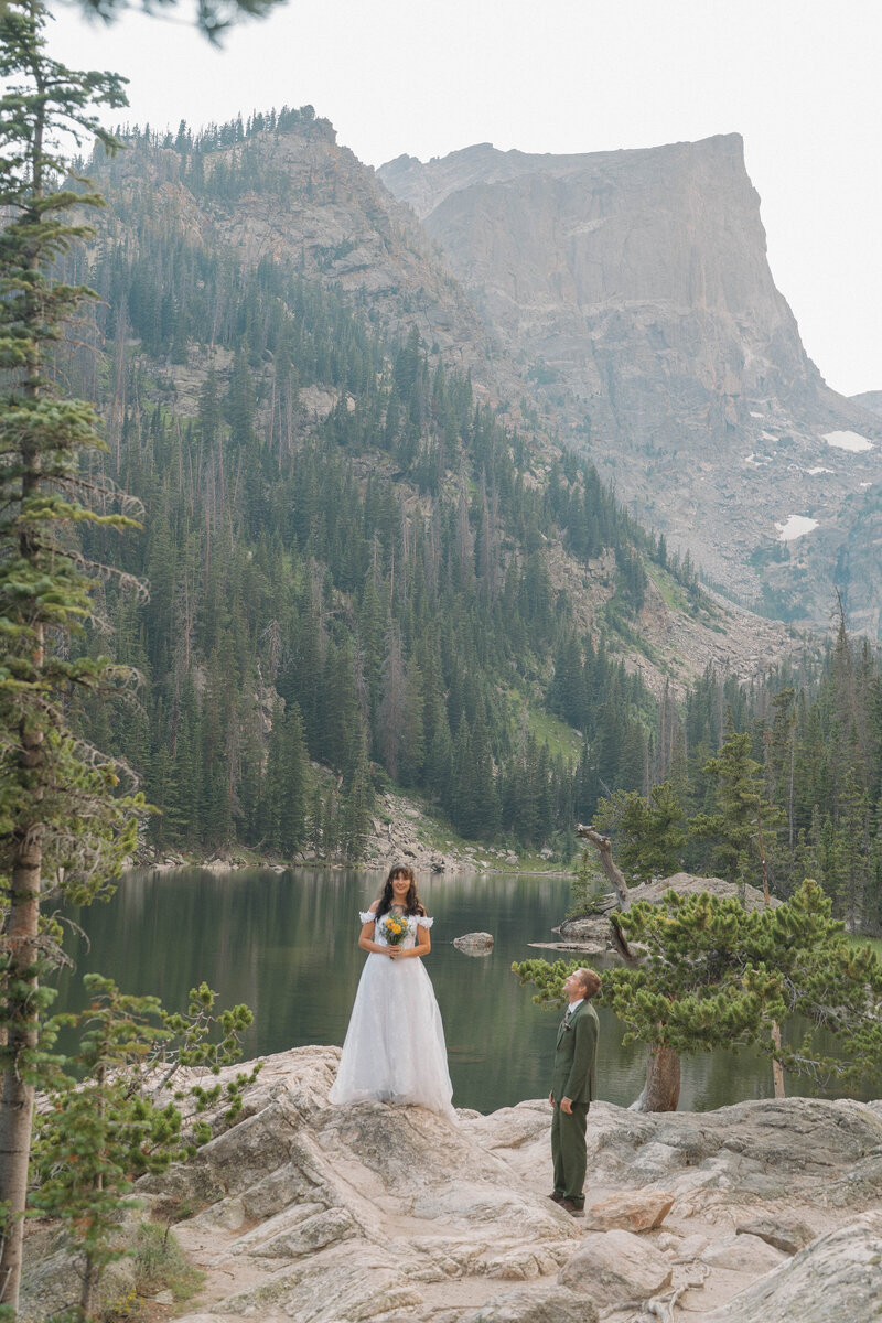 sunrise elopement at Officers Gulch 