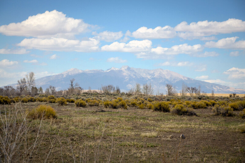 BLanca peak in distance