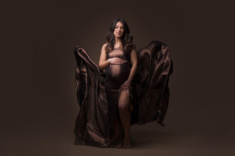photos de grossesse en studio à tours 
