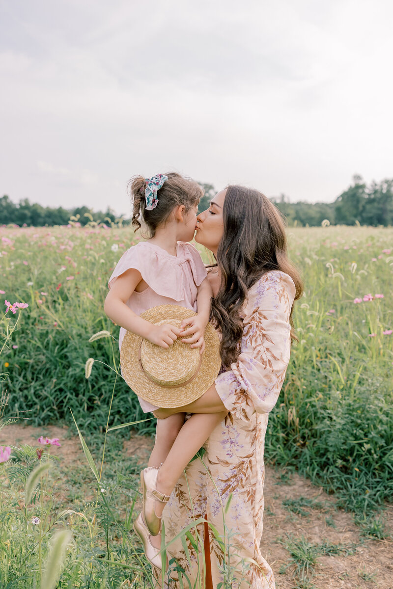 wildflower field family session-7