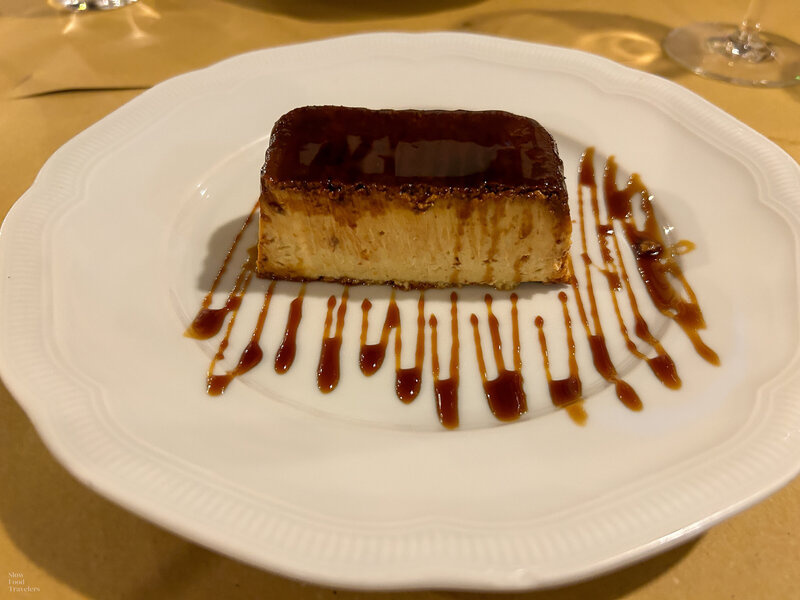 Dessert at All'Osteria Bottega in Bologna, Italy