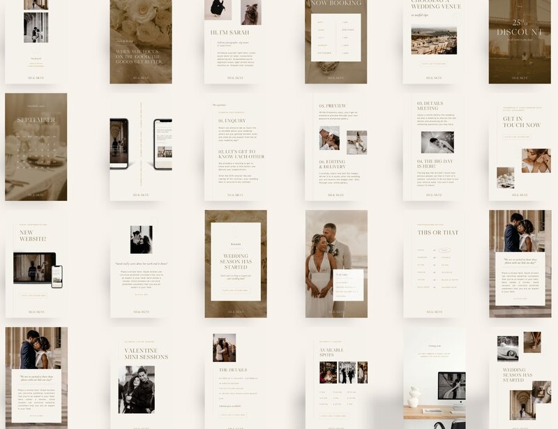 Elegant Instagram templates 4:5 Silk Skye 19