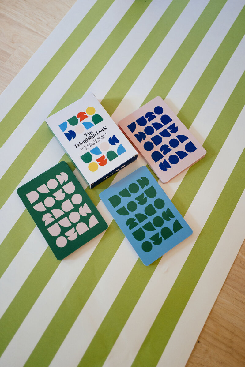 Colorful playing cards