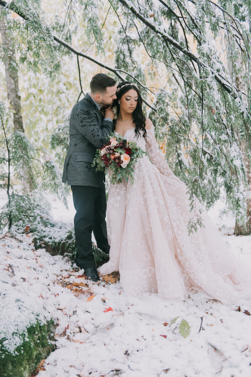 winter weddings in Maine are stunning!  Consider having Kim Chapman photograph yours!