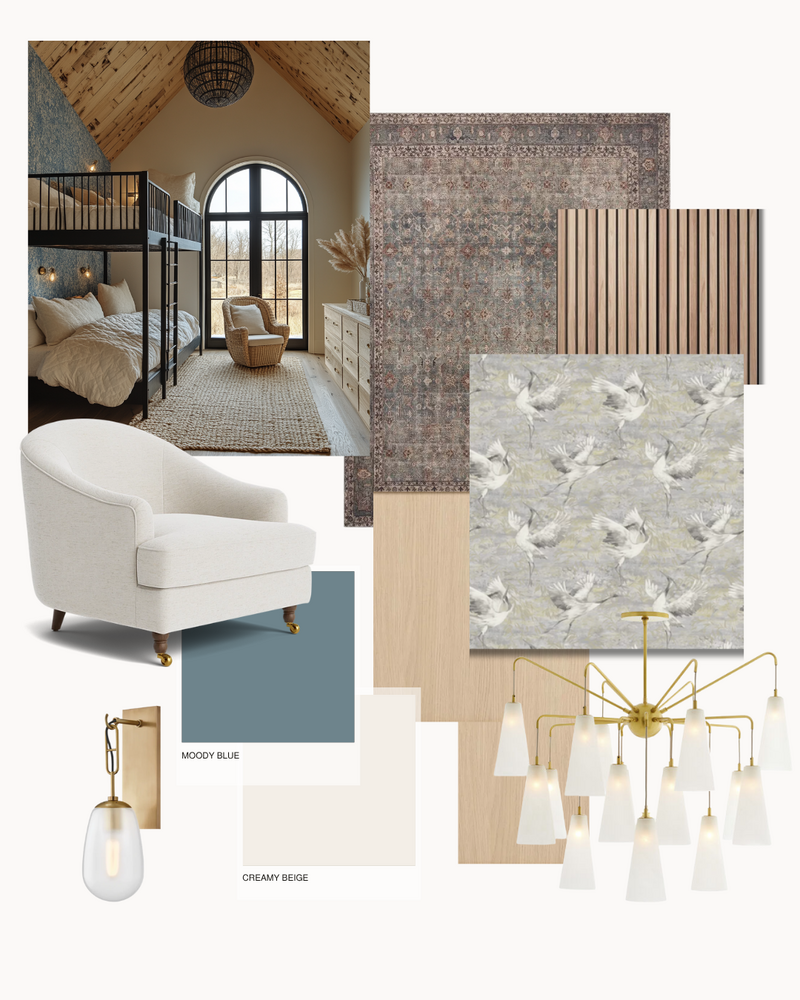 Organic Warm Bedroom Design