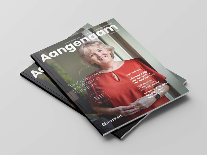 Studio Paoline Kruijssen - portfolio vormgeving - SnelStart Aangenaam Magazine - 11