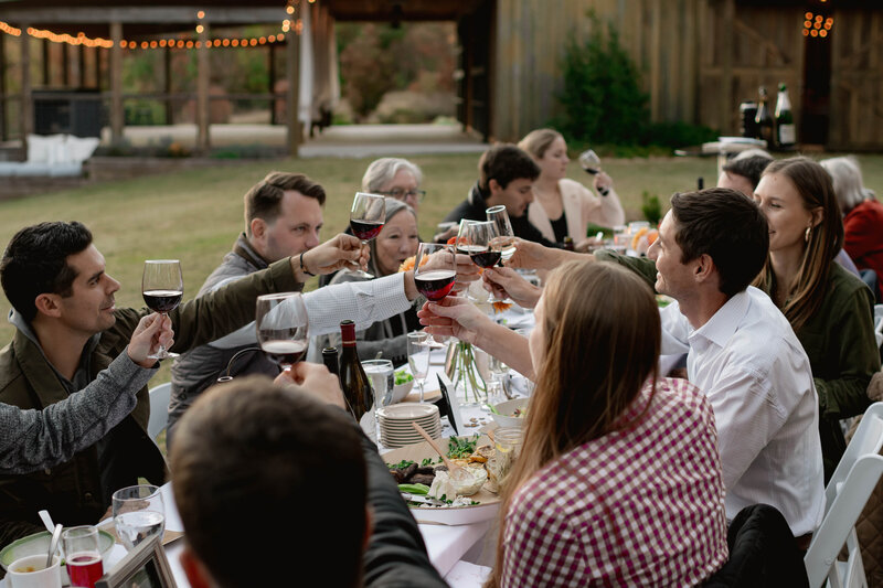 Outdoor reception at Georgia wedding venue
