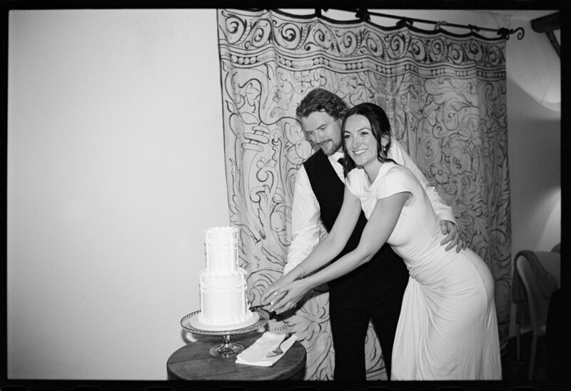 A modern wedding at Marylebone Town Hall in London shot on 35mm film