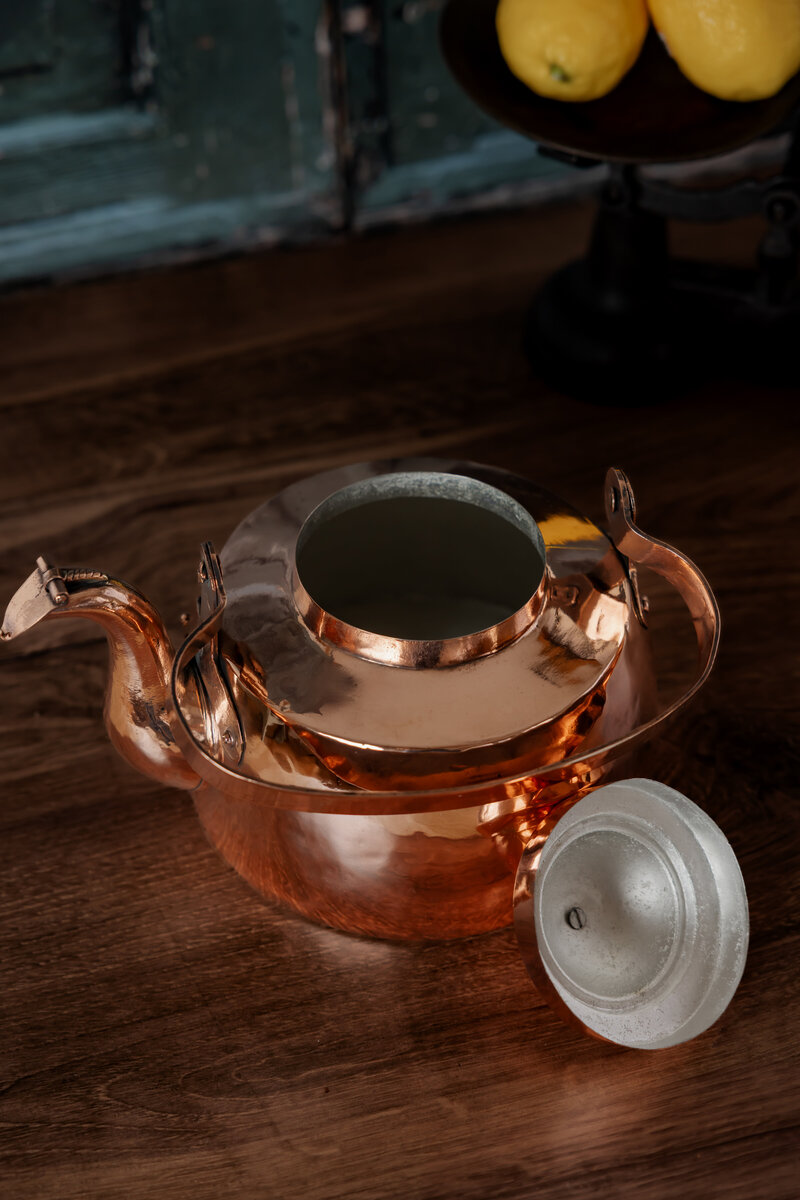 Antique Georgian Bellied Tea Kettle 2