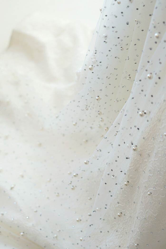 Cathedral Length Veil with Pearls