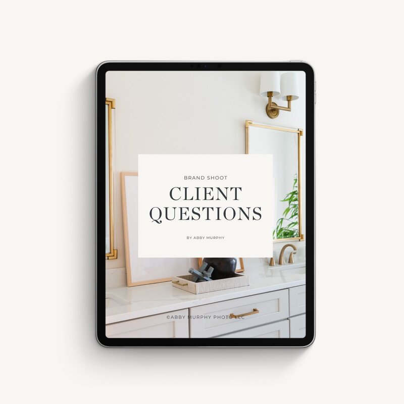 Brand Shoot Planning Questionnaire for Photographers by Abby Murphy Photo-1