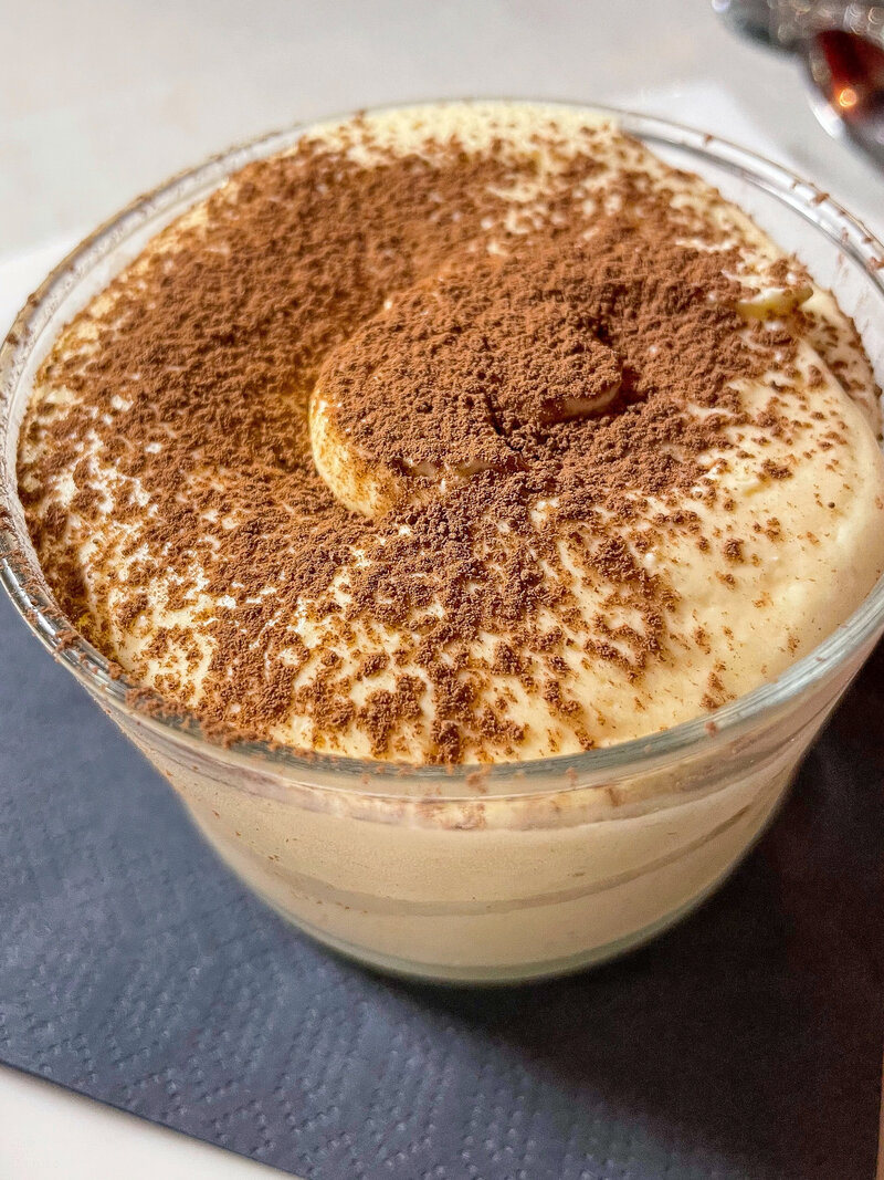 Dessert at Osteria il Bertoldo in Verona, Italy