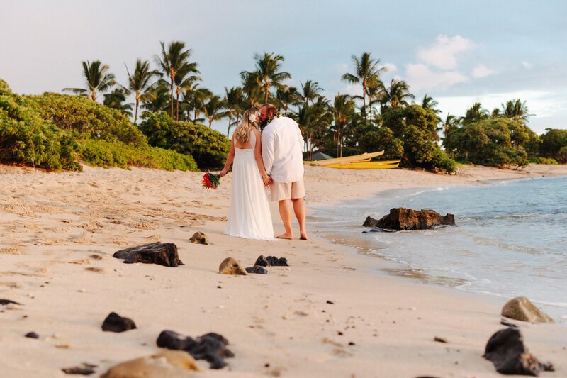 Kukio Beach Big Island Wedding 12