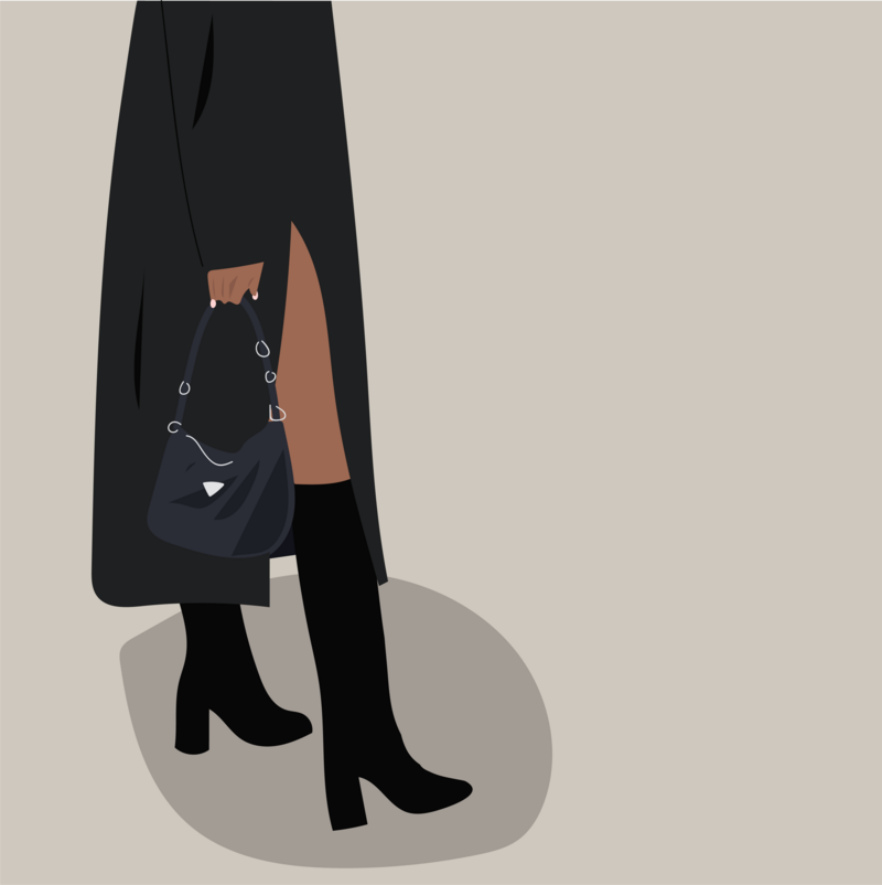 Prada + Boots Illustration