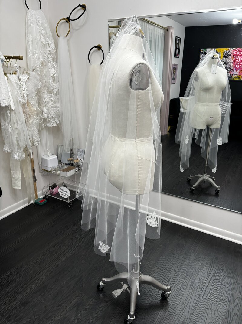 demelis atelier rose hankerchief bridal veil2