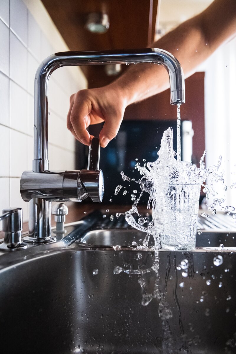 water dripping out of sink faucet