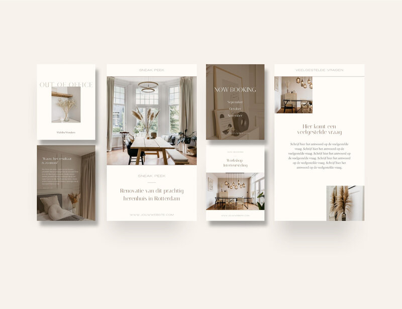 Interieur ontwerper Instagram templates Wahiba Wonders 3