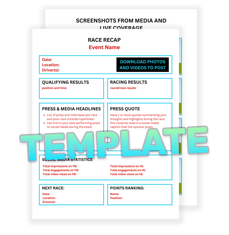 template mockup