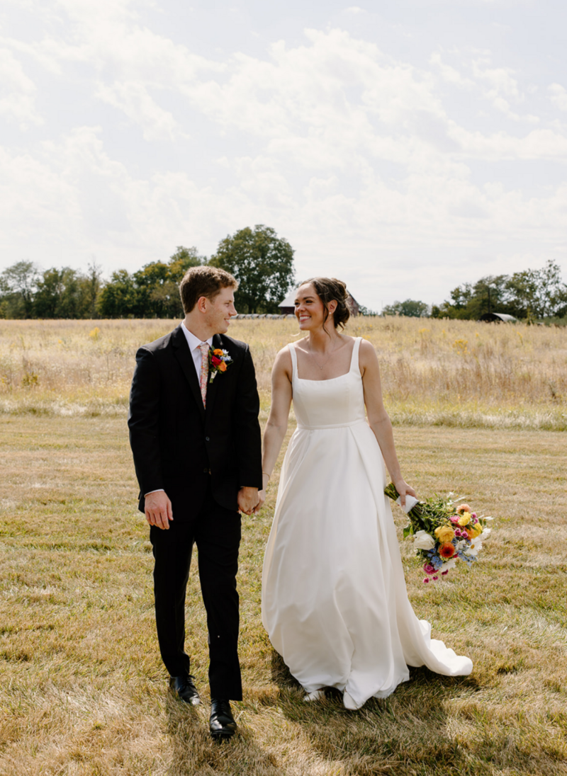 Indiana_Michigan_Wedding Planner_Lafayette_New Journey Farm_Outdoor Wedding_Bridal Fashion_Editorial_The Couple