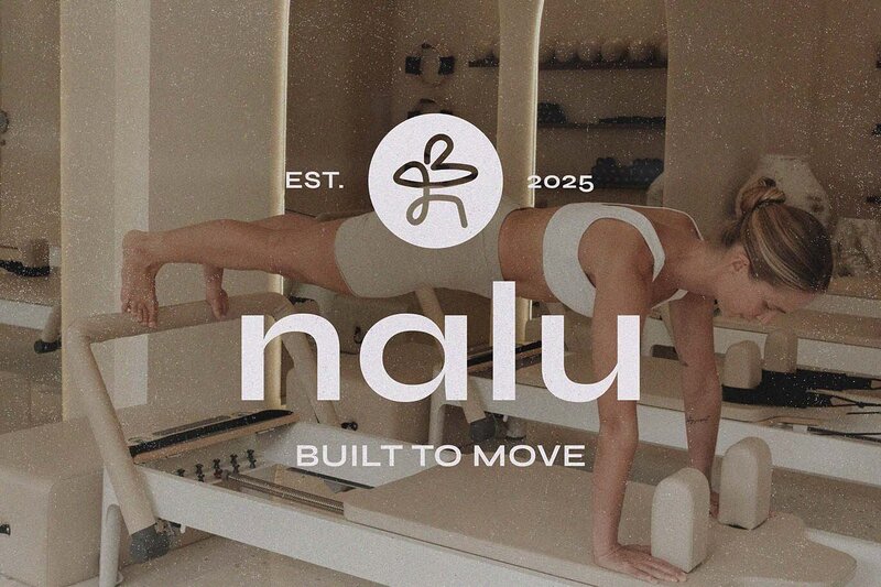 Screenshot of Nalu branding and custom Showit website by Soltide