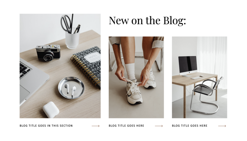 Blog Post Canvas for Showit