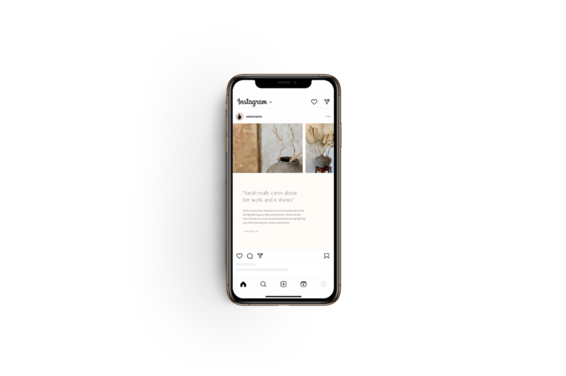 Minimal Instagram templates Wabi Sabi 2
