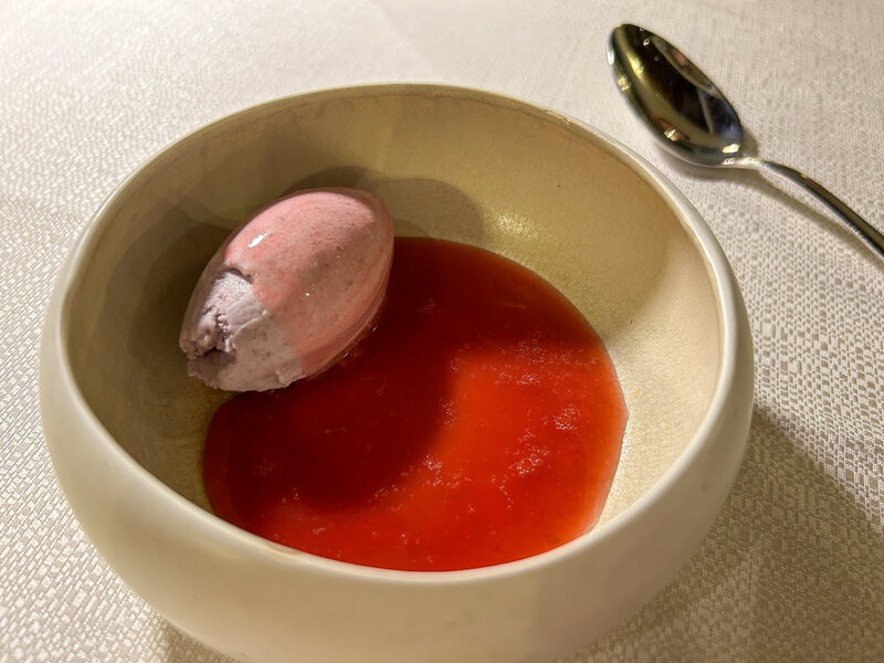 Dessert at Ristorante Alexander in Ravenna, Italy