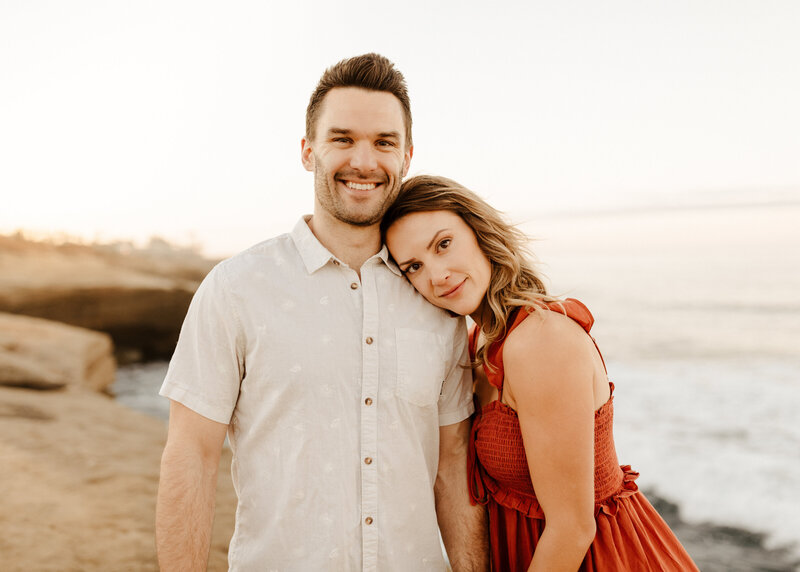 southern california engagement session