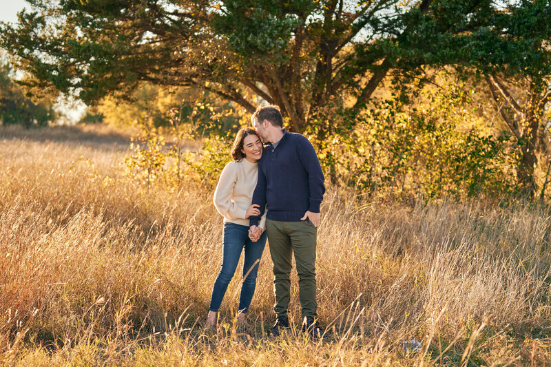 photography of Couple laughing  at Ewin park in McKinney, Texas