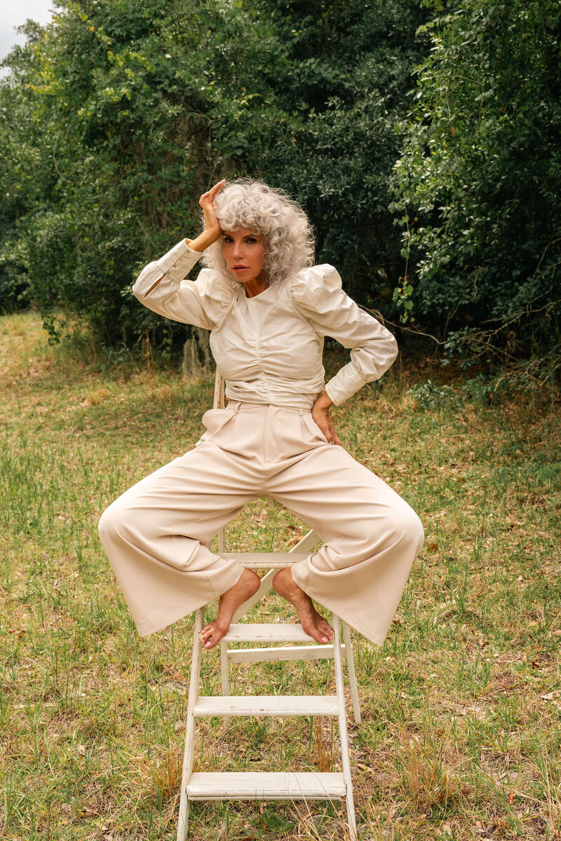 portrait of older woman model