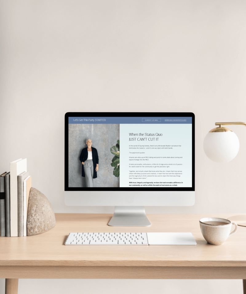 Showit IDX real estate website