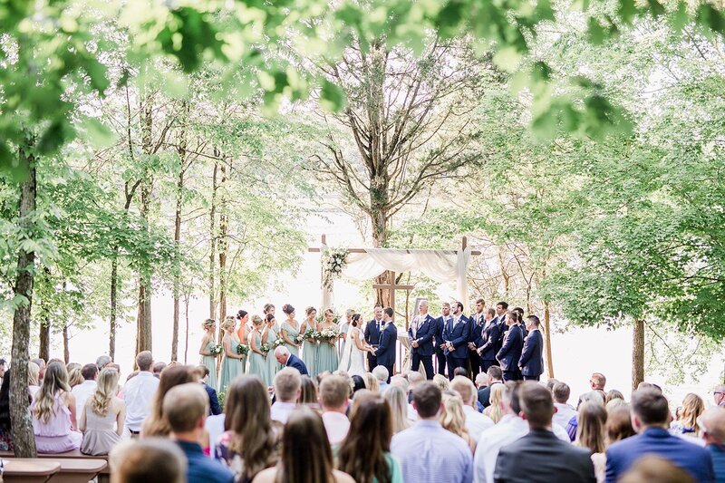 exchanging vows by Knoxville Wedding Photographer, Amanda May Photos